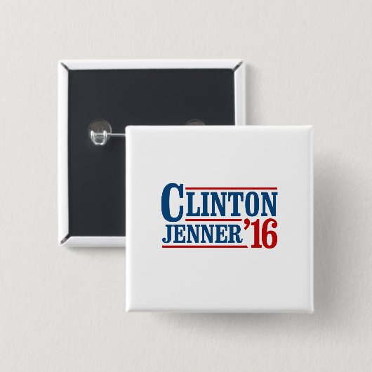 Clinton Jenner 2016 Button (Vorne & Hinten)
