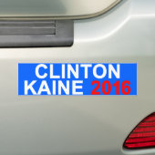 Clinton Kaine 2016 Autoaufkleber (Auf Auto)