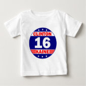 Clinton Kaine 2016 Baby T-shirt (Vorderseite)
