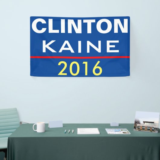CLINTON KAINE 2016 BANNER (Messeveranstaltung)