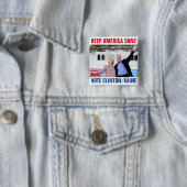 Clinton/Kaine 2016 Button (Beispiel)