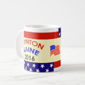 CLINTON KAINE 2016 KAFFEETASSE (Vorderseite Links)