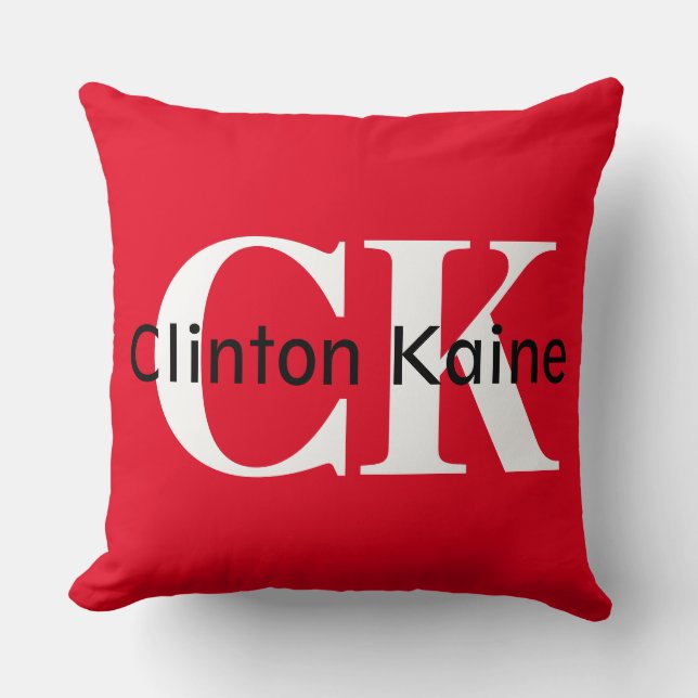 Clinton Kaine - CK 2016 Kissen (Vorderseite)