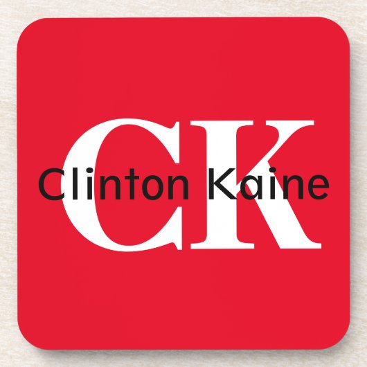Clinton Kaine - CK 2016 Untersetzer (Vorderseite)