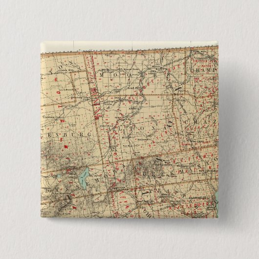 Clinton Landkreis Button (Vorderseite)