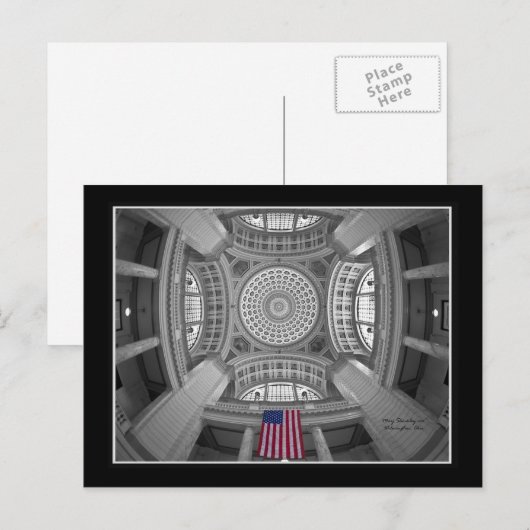 Clinton Landkreis Courthouse Postkarte (Vorne/Hinten)