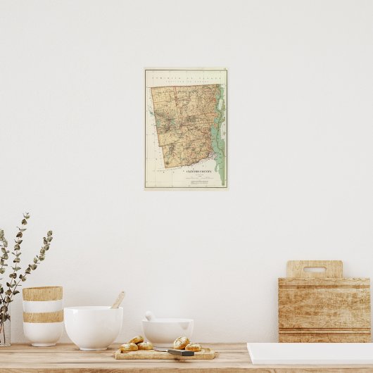 Clinton Landkreis Poster (Küche)