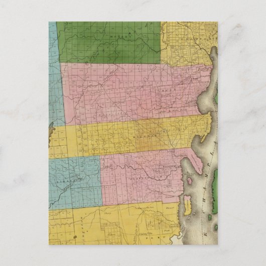 Clinton Landkreis Postkarte (Vorderseite)