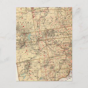 Clinton Landkreis Postkarte