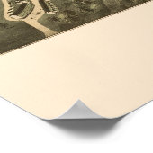 Clinton, MA Panoramic Map - 1876 Poster (Ecke)