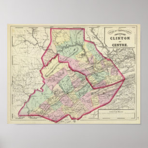 Clinton, Mitte-Landkreise Poster