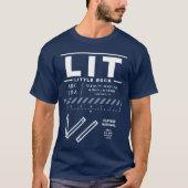 Clinton National Airport LIT T-Shirt (Vorderseite)