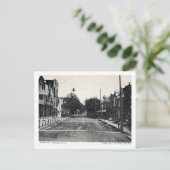 Clinton, New Jersey, Main St, Vintag Postkarte (Stehend Vorderseite)