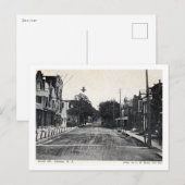 Clinton, New Jersey, Main St, Vintag Postkarte (Vorne/Hinten)
