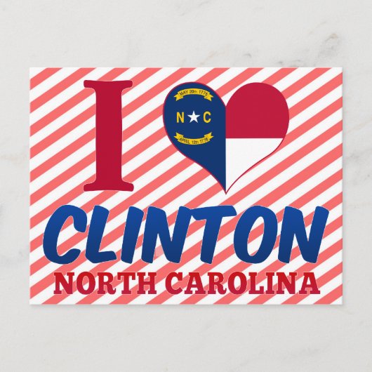 Clinton, North Carolina Postkarte (Vorderseite)
