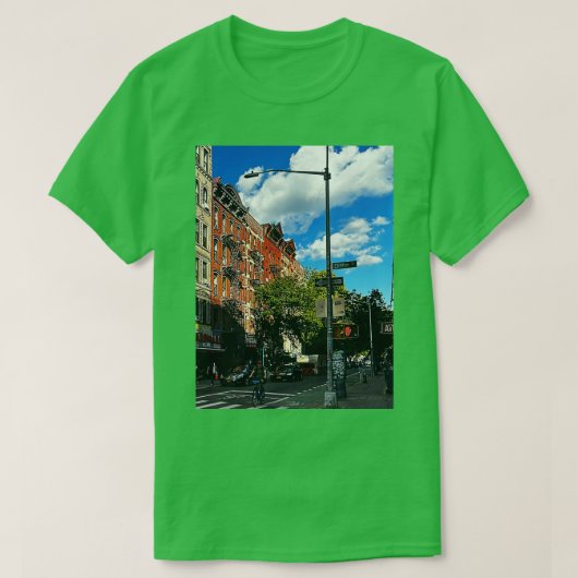 Clinton Street Manhattan NYC T-Shirt (Design vorne)