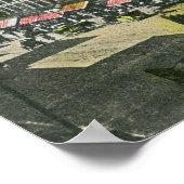 Clinton Street View in der Main Street Poster (Ecke)