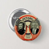 Clinton u. Clark Button (Vorne & Hinten)
