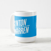 Clinton/WarenTasse 2016 Kaffeetasse (Vorderseite Links)