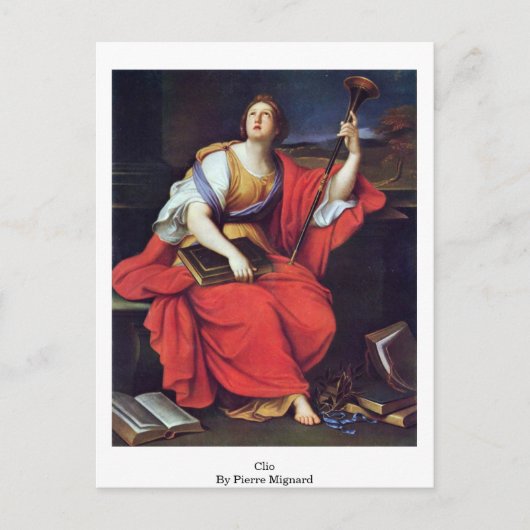 Clio By Pierre Mignard Postkarte (Vorderseite)