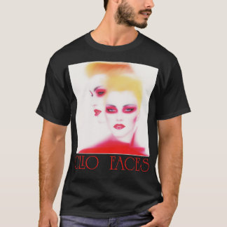 Clio Faces Italo Disco Klassisches Tribute Design T-Shirt