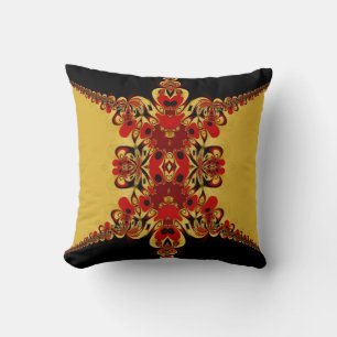 CLIO: Modernes Fraktal mit Spitzen-Kissen Kissen