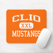 Clio - Mustangs - Highschool Clios - Clio Michigan Mousepad (Mit Mouse)