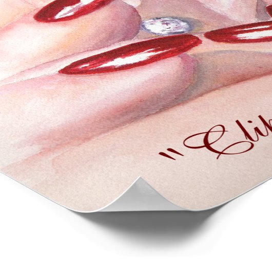 "Clip Art!" 8x10 Print Poster (Ecke)