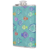 Clip Art Fish Muster + Ihre Ideen Flachmann (Links)