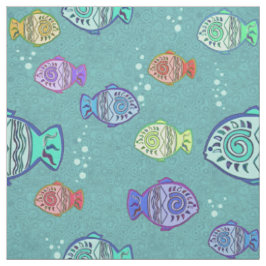 Clip Art Fish Muster + Ihre Ideen Stoff