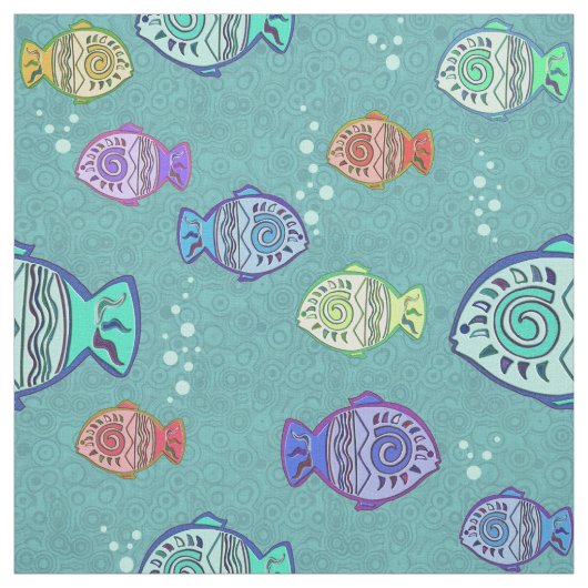 Clip Art Fish Muster + Ihre Ideen Stoff (Muster)