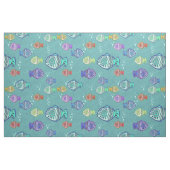 Clip Art Fish Muster + Ihre Ideen Stoff (Fat Quarter (45,7 x 55,9 cm))