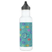 Clip Art Fish Muster + Ihre Ideen Trinkflasche (Rechts)