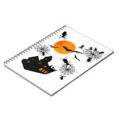 Clip Art Halloween-Happy Halloween Notizblock (Linke Seite)