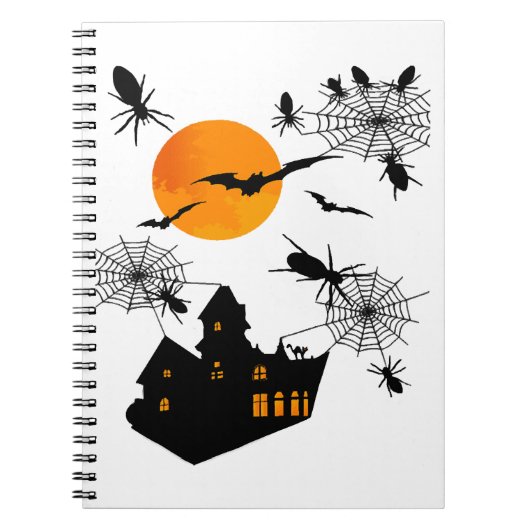Clip Art Halloween-Happy Halloween Notizblock (Vorderseite)