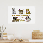 Clip Your Hounds Custom Poster Print (Küche)