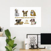 Clip Your Hounds Custom Poster Print (Heimbüro)
