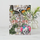 Clipart Collage Card Kunst Einladung (Stehend Vorderseite)