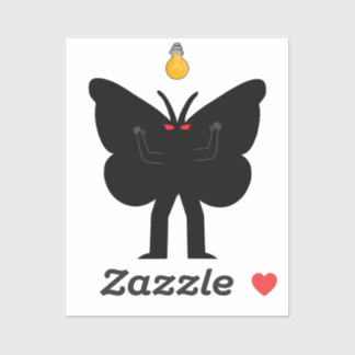 Clipart Mothman Aufkleber