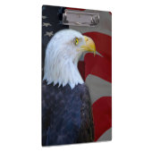 Clipboard/American Bald Adler mit Flagge Klemmbrett (Rechts)