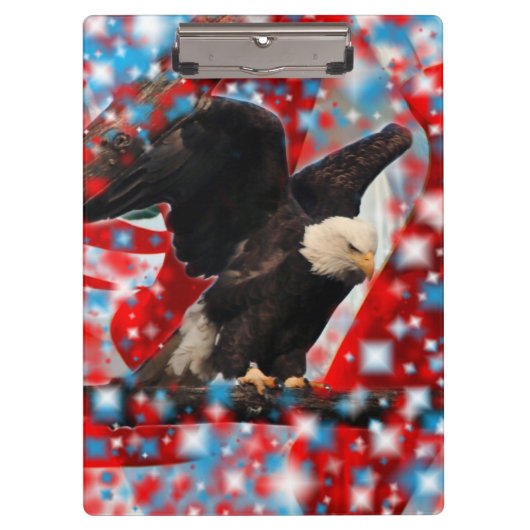 Clipboard/American Bald Eagle Klemmbrett (Vorderseite)
