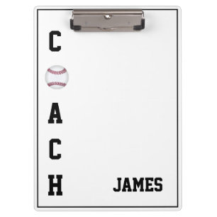 Clipboard-Baseball-Coach Klemmbrett