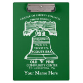 Clipboard - Forest Green (Personalized) Klemmbrett (Vorderseite)