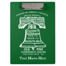Clipboard - Forest Green (Personalized) Klemmbrett