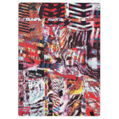 Clipboard – Fragmented Pulse Klemmbrett (Rückseite)