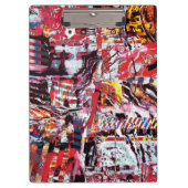 Clipboard – Fragmented Pulse Klemmbrett (Vorderseite)