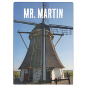 Clipboard für den besten Lehrer der Welt Klemmbrett (Rückseite)