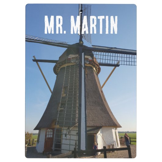 Clipboard für den besten Lehrer der Welt Klemmbrett (Rückseite)