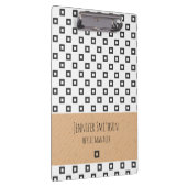 Clipboard im modernen geometrischen Stil Klemmbrett (Rechts)