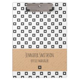 Clipboard im modernen geometrischen Stil Klemmbrett